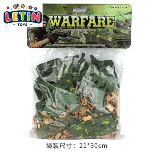 Large Army Men Bag Set with Soldiers and Military Vehicles