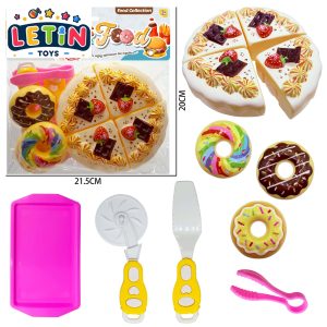 11-Piece Cuttable Cake and Dessert Play Set