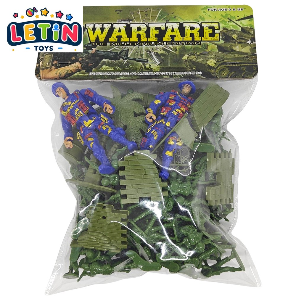 Military Army Men Soldier Figures Play Set